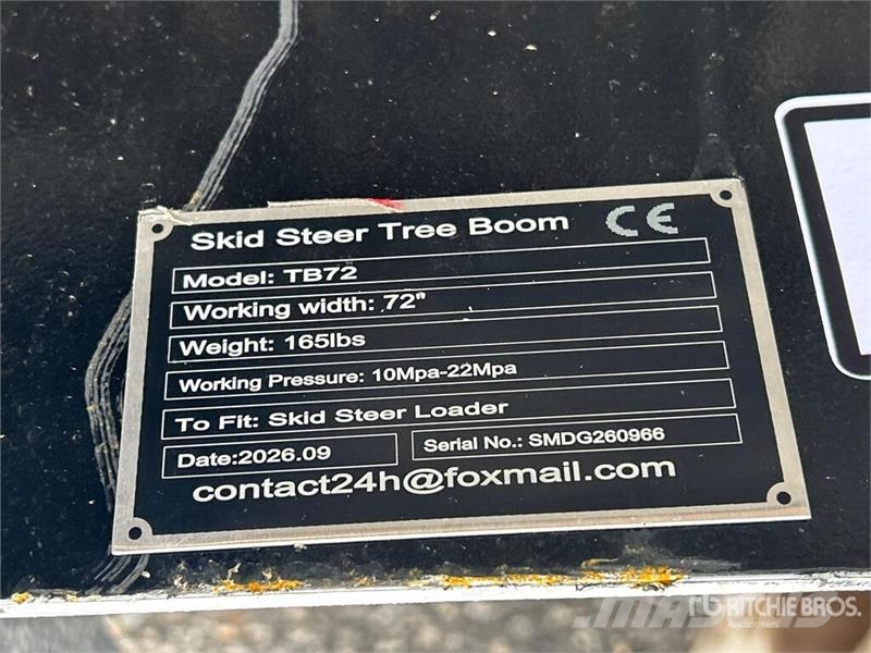 GIYI TB72 72 in Tree Boom (Unused) Andre komponenter