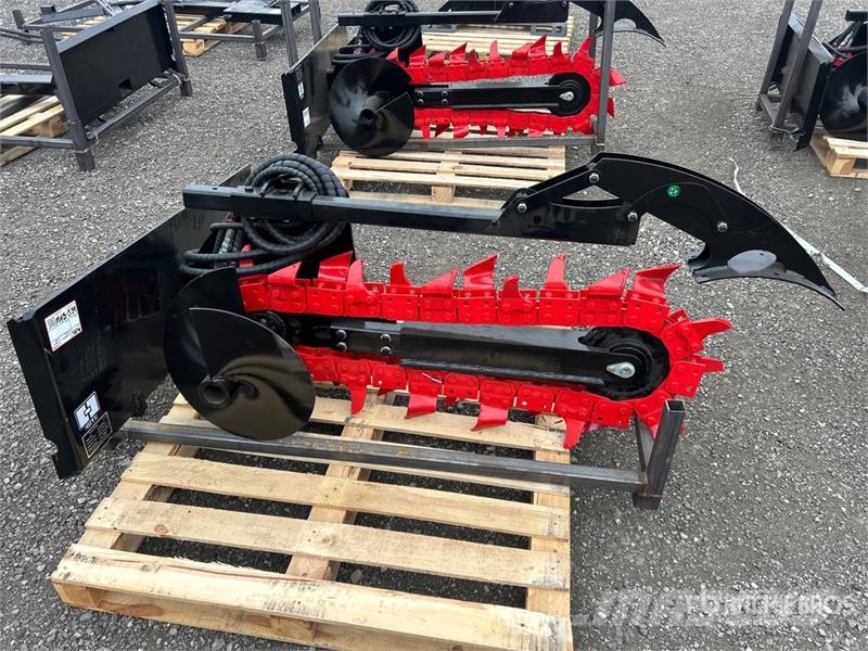 GIYI TC38 38 in Skid Steer Trencher (Unused) Trancheuse