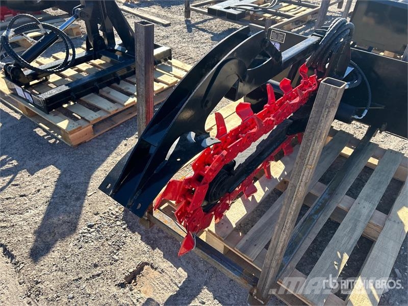 GIYI TC38 38 in Skid Steer Trencher Koparki łańcuchowe