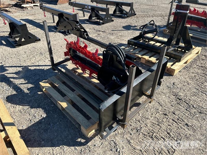 GIYI TC38 38 in Skid Steer Trencher Koparki łańcuchowe