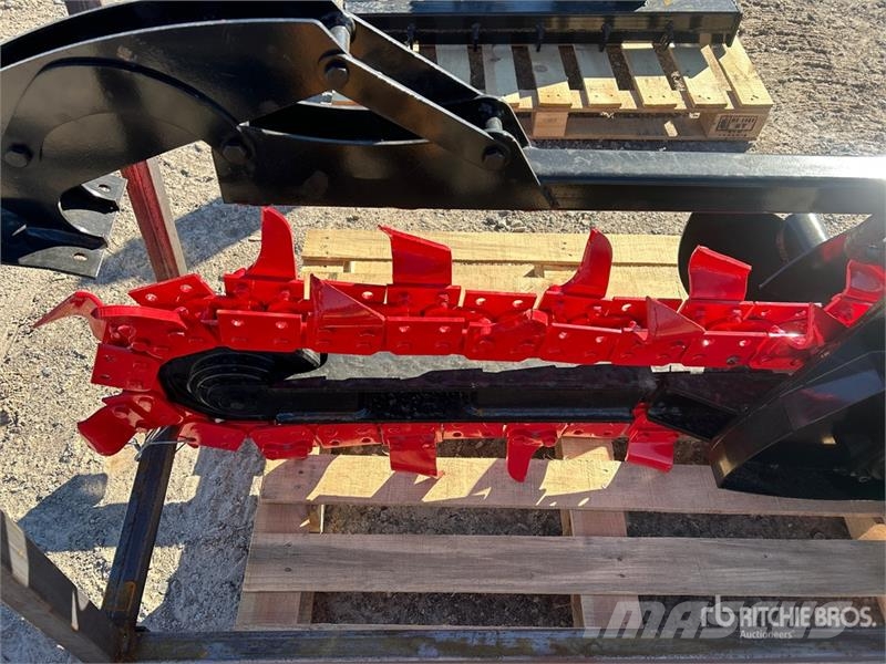 GIYI TC38 38 in Skid Steer Trencher Koparki łańcuchowe