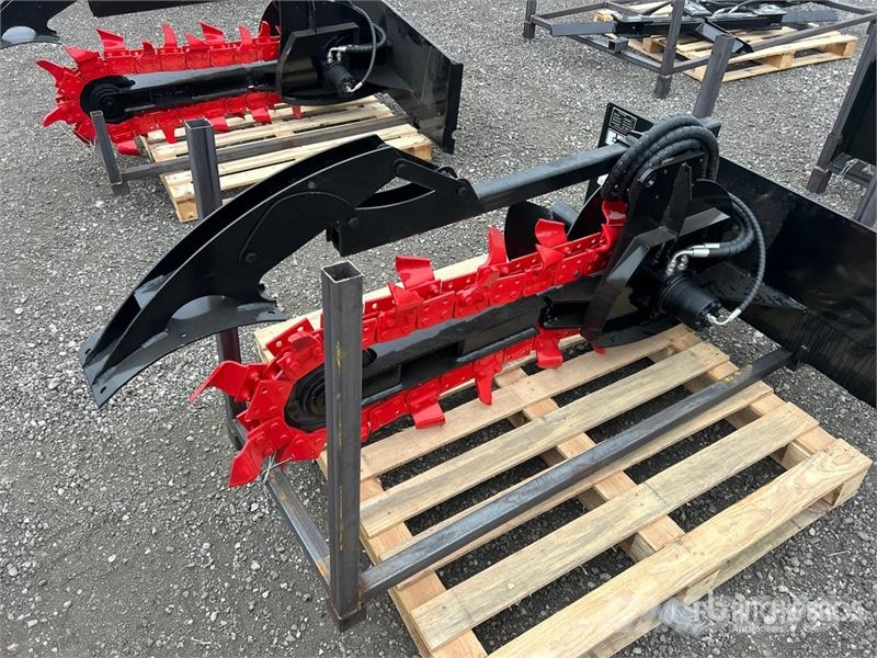 GIYI TC38 Skid Steer Trencher Trancheuse