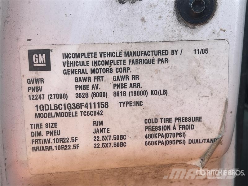 GMC C6500 Camiones plataforma