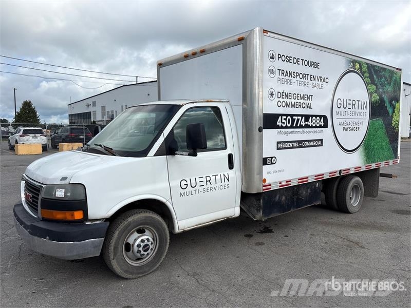 GMC Savana 3500 4x2 Van Truck ボックスボディー、ウイング、箱車