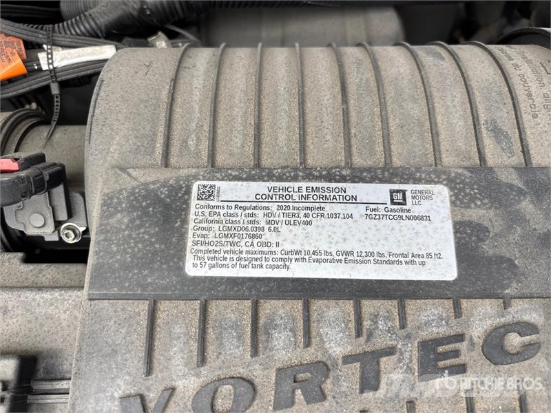 GMC Savana G3500 4x2 Van Truck Sanduk kamioni