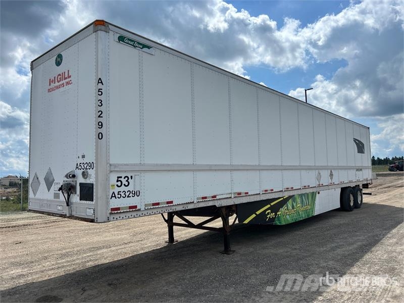 Great Dane 53 ft x 102 in T/A Van Trailer Reboques baú