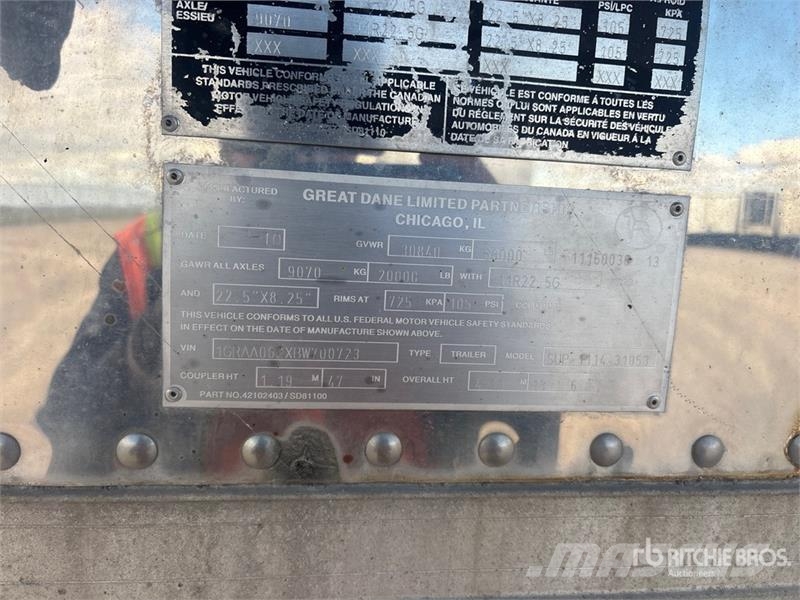 Great Dane 53 ft x 102 in T/A Refrigerated Trailer Koel-vries opleggers