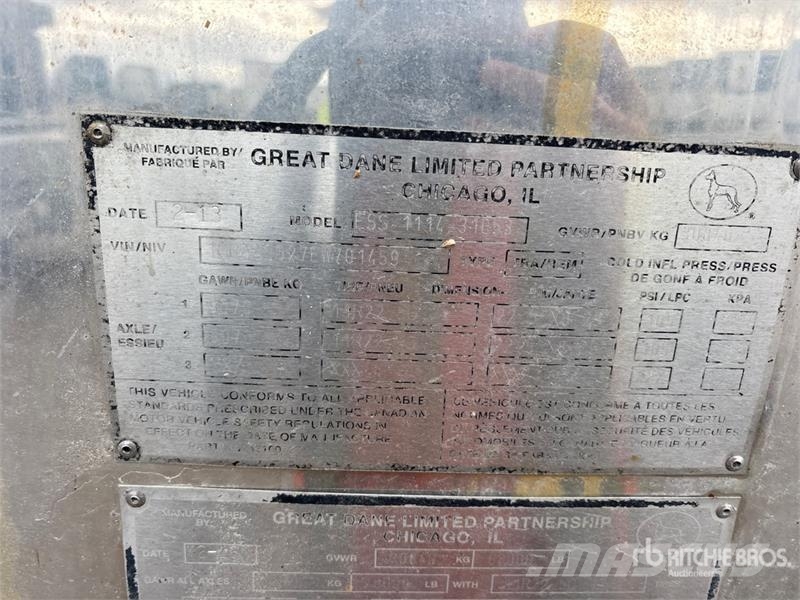 Great Dane 53 ft x 102 in T/A Refrigerated Trailer Напівпричепи-рефрижератори