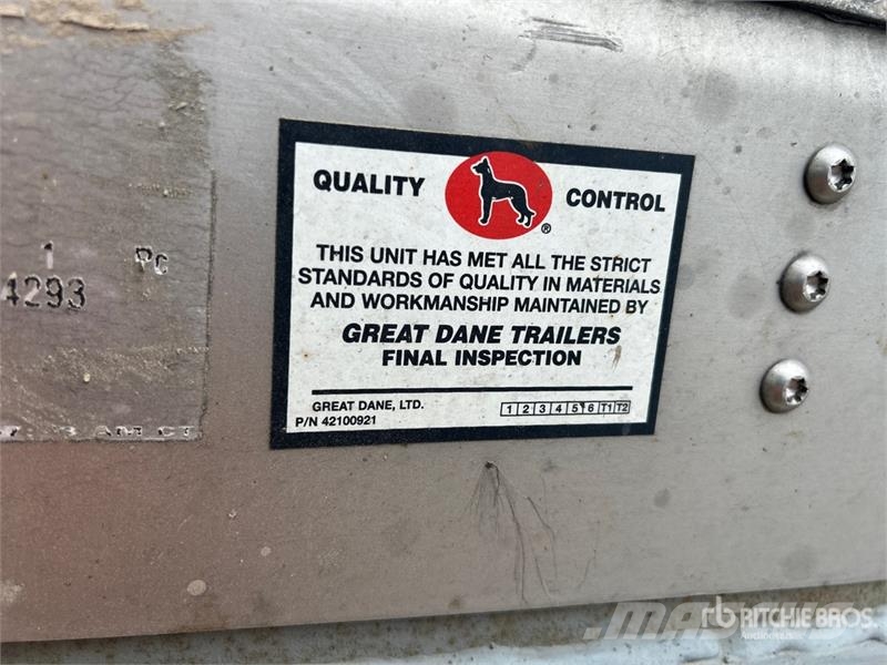 Great Dane 53 ft x 102 in T/A Van Trailer Reboques baú