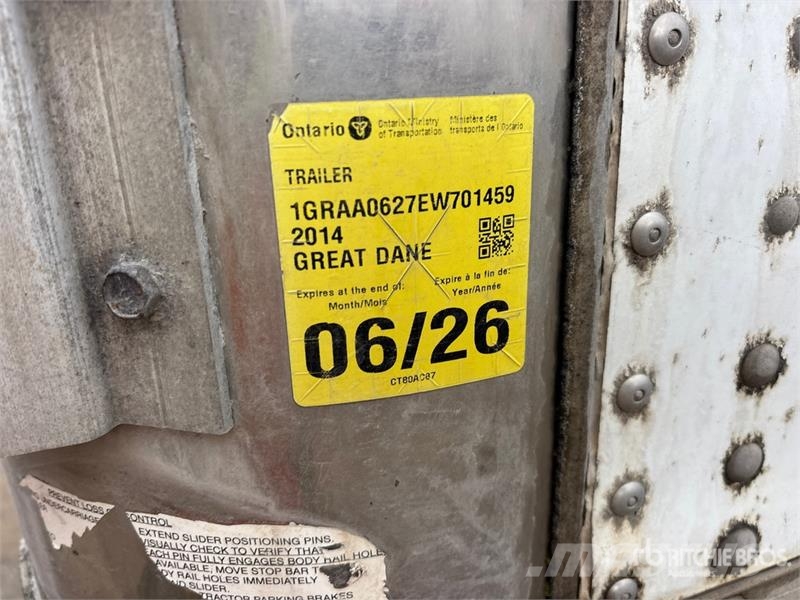 Great Dane 53 ft x 102 in T/A Refrigerated Trailer Напівпричепи-рефрижератори
