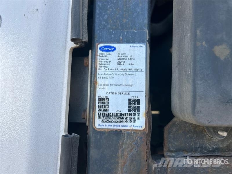 Great Dane 53 ft x 102 in T/A Refrigerated Trailer 冷凍冷蔵トレーラー