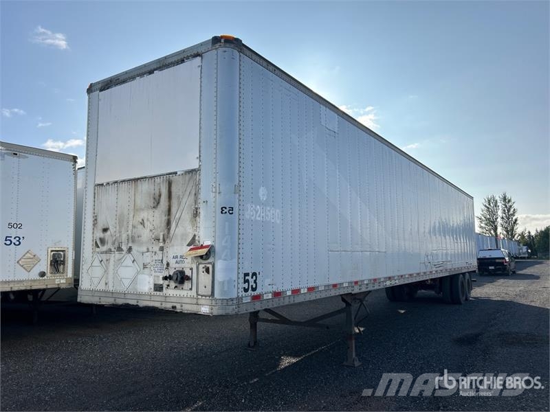 Great Dane 53 ft x 102 in T/A Van Trailer Skappåbygg