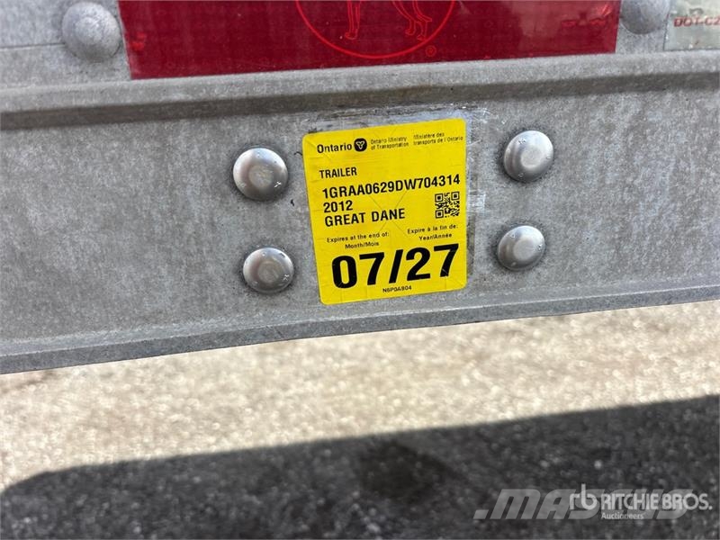Great Dane 53 ft x 102 in T/A Refrigerated Trailer (Inoperabl Koel-vries opleggers