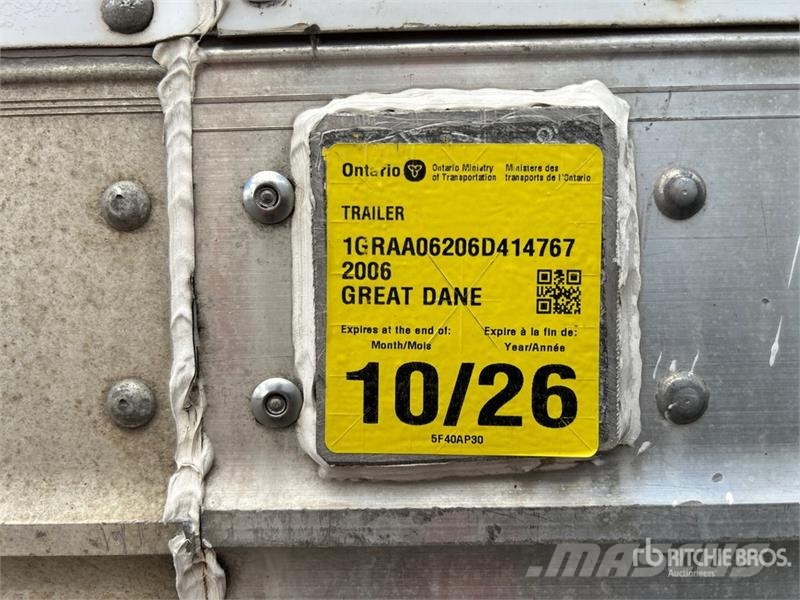 Great Dane 53 ft x 102 in T/A Van Trailer 厢式拖车
