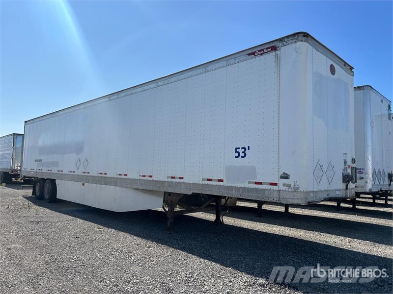 Great Dane 53 ft x 102 in T/A Van Trailer Skappåbygg