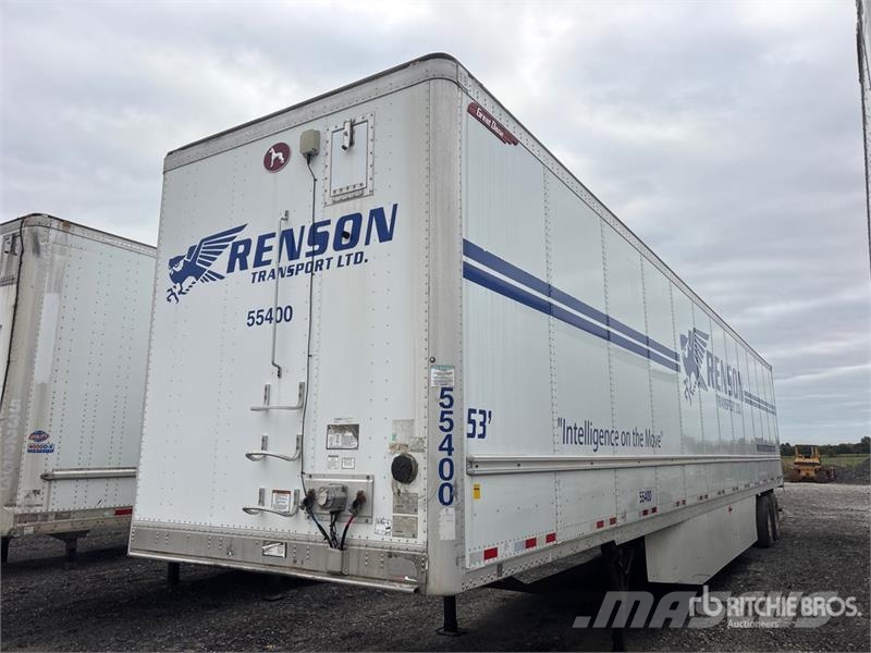 Great Dane CCC-3314-21053 53 ft x 102 in T/A Van Trailer Sanduk prikolice