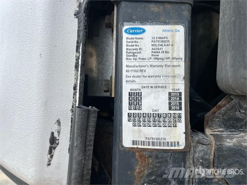 Great Dane ESS-1114-11053 53 ft x 102 in T/A Refrigerated Tra Frysetrailer Semi
