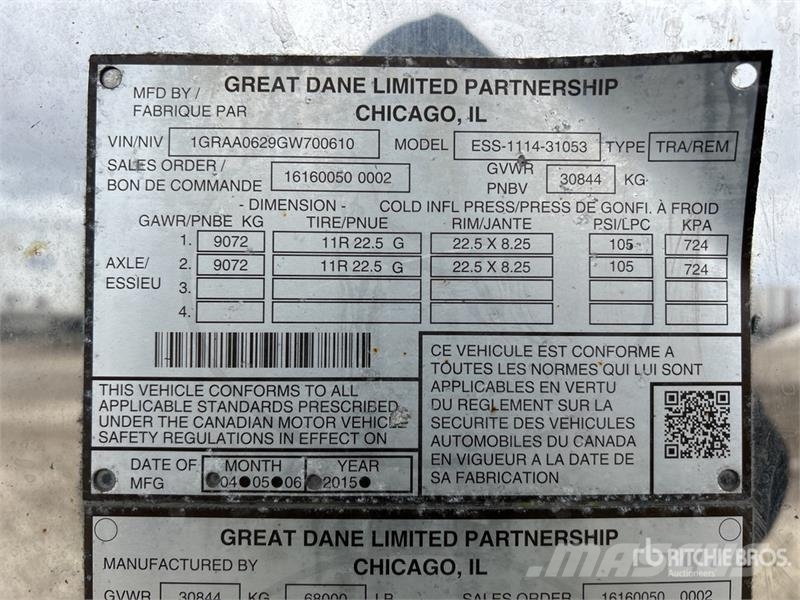 Great Dane Everest Temperature controlled semi-trailers