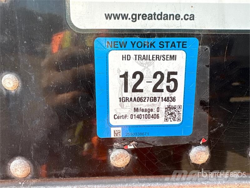 Great Dane Everest نصف مقطورات بدرجة حرارة قابلة للضبط