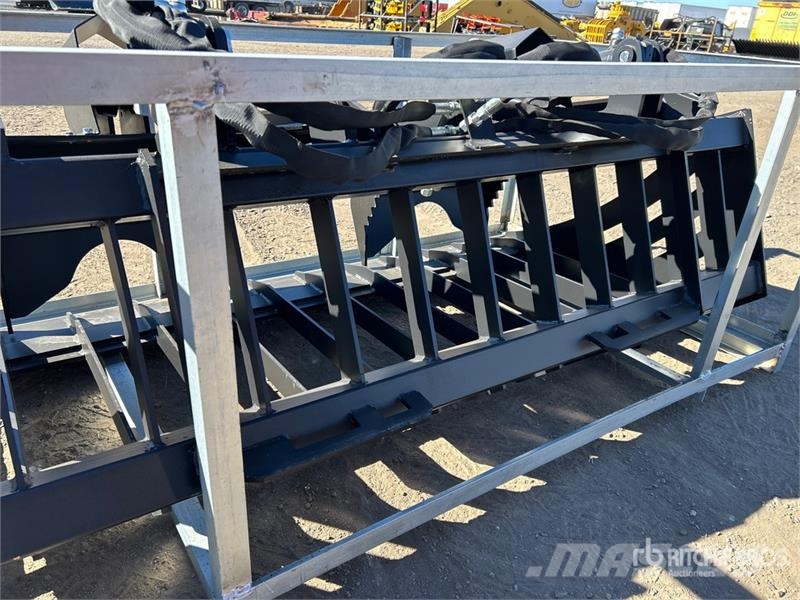  Greatbear 72 in Skid Steer Grapple Bucket Pinze