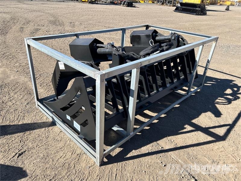  Greatbear 72 in Skid Steer Grapple Bucket Pinze