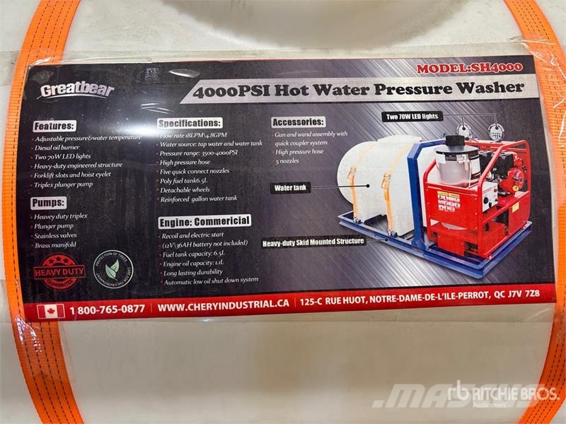Greatbear Pressure Washer Lagedrukreinigers