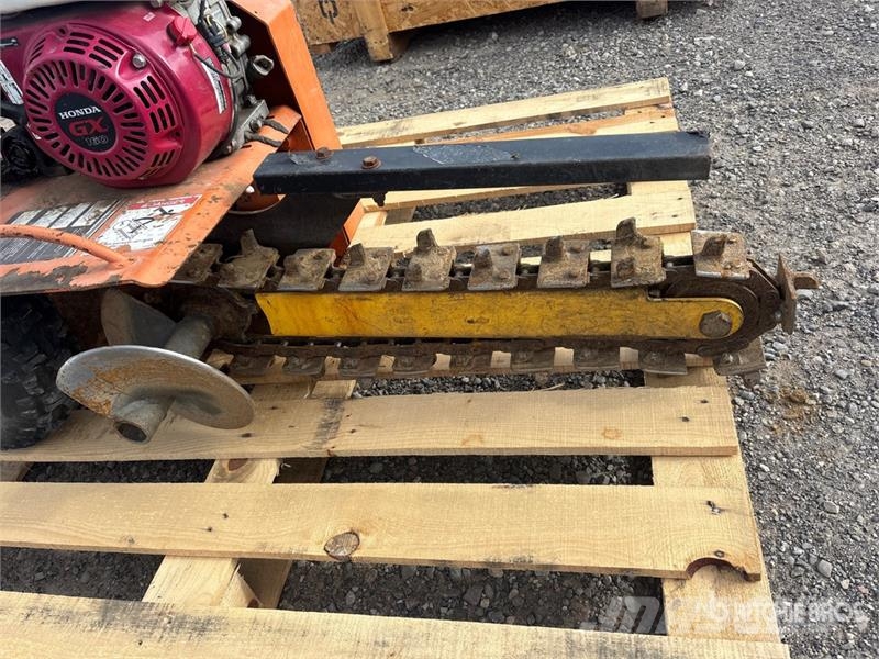 Ground Hog T4 Walk Behind Trencher Kedjegrävmaskiner