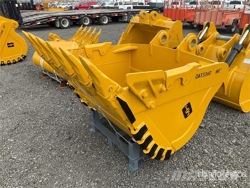 H&W BKT336D60HD 60 in 1.60 m3 Digging Excavator Bucket Bakken