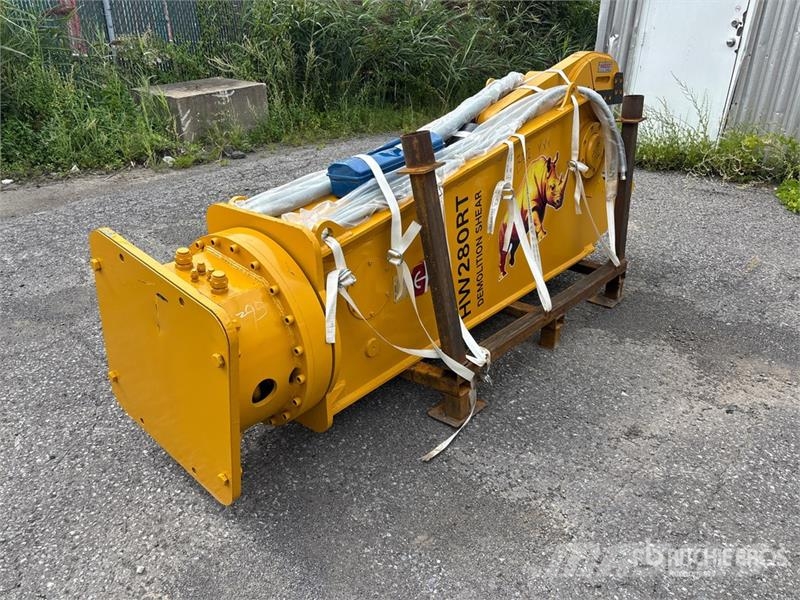 H&W HW280RT Demolition Shear - Fits Excavator 20 - 28 Cisailles