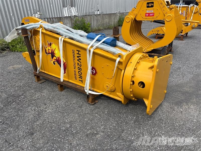 H&W HW280RT Demolition Shear - Fits Excavator 20 - 28 Cisailles