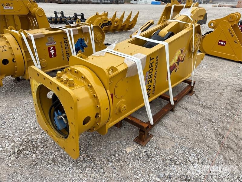 H&W HW280RT Demolition Shear - Fits Excavator 20 - 28 液压剪