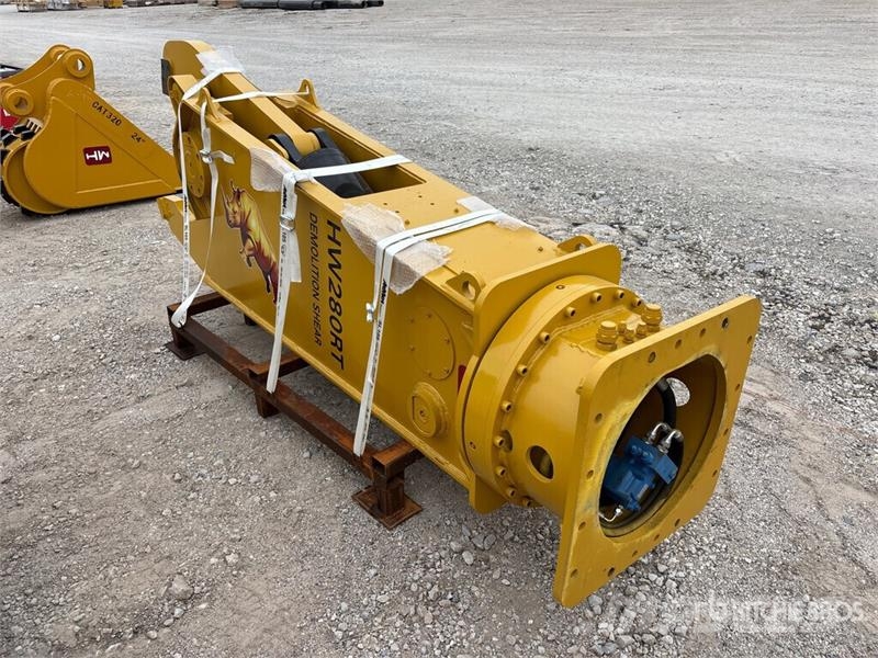 H&W HW280RT Demolition Shear - Fits Excavator 20 - 28 液压剪