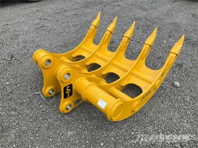 H&W RAKE32065 65 in Excavator Rake - Fits Cat 320 (Unu Rakes and tedders