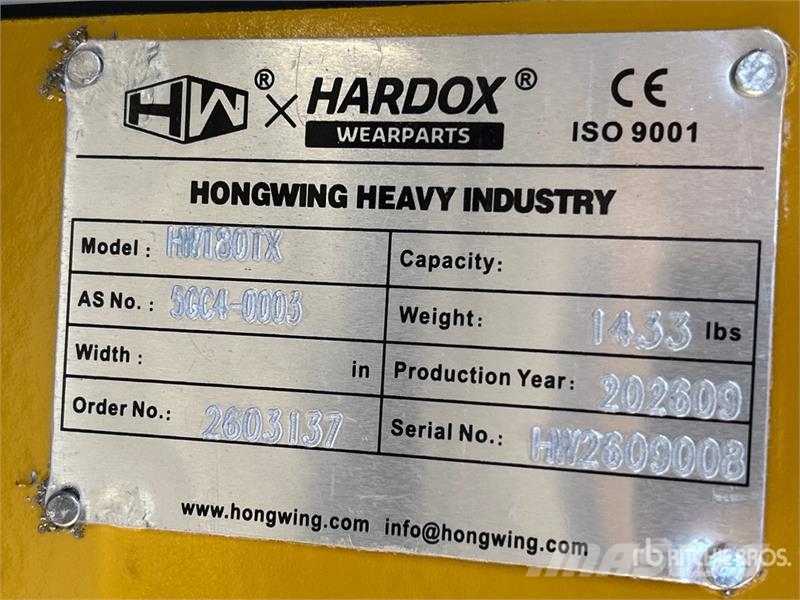 H&W Titan Series HW80RTX Demolition Shear (Unused) Cortadoras