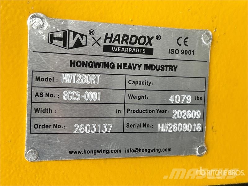 H&W Titan Series HWT280RT Demolition Shear (Unused) مقصات هيدروليكية
