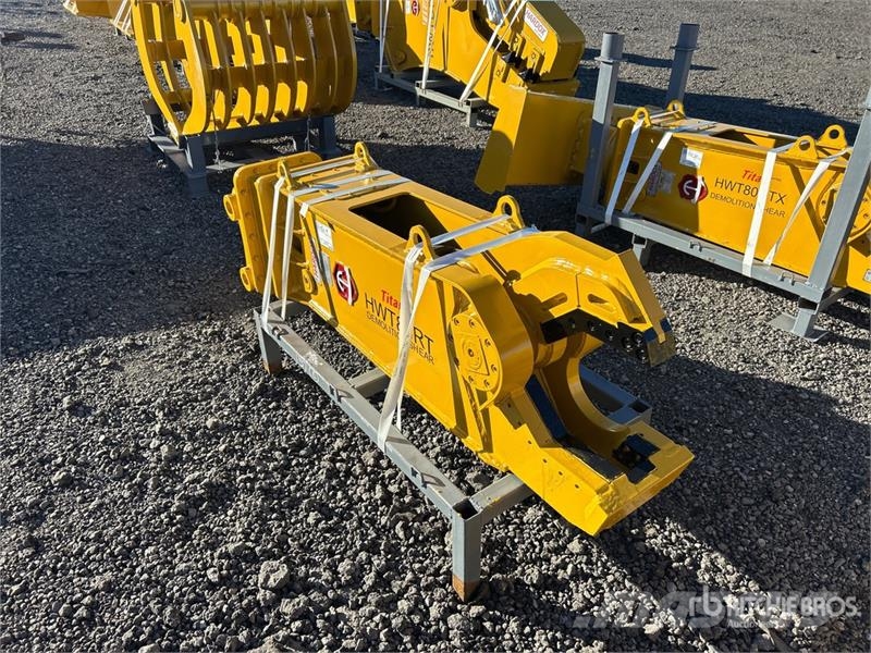 H&W Titan Series HWT80RT Demolition Shear (Unused) Cortadoras
