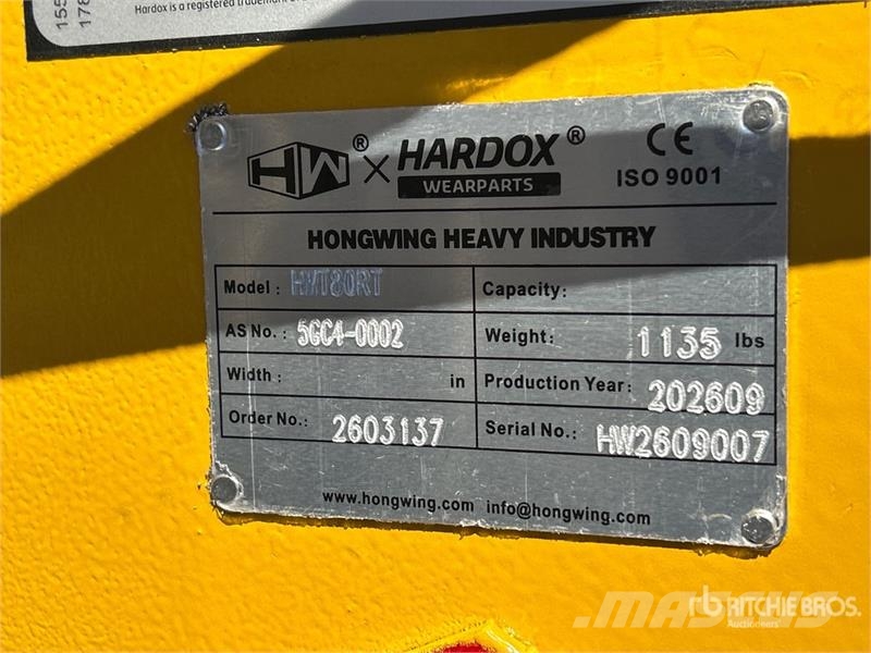 H&W Titan Series HWT80RT Demolition Shear (Unused) Cortadoras