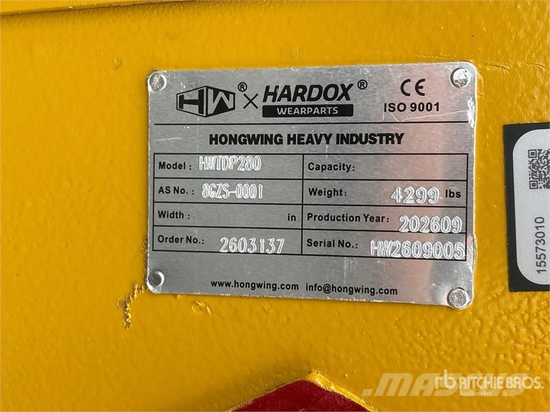 H&W Titan Series HWTDP280 Demolition Pulverizer (Unuse جراشات البناء