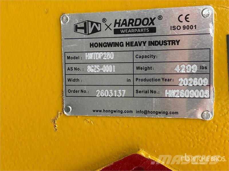 H&W Titan Series HWTDP280 Demolition Pulverizer (Unuse جراشات البناء
