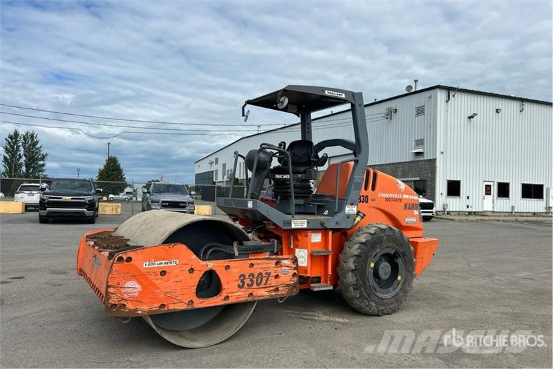 Hamm 3307P Smooth Drum Compactor Rodillos de un solo tambor
