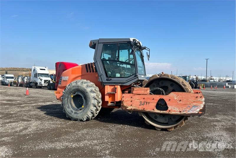 Hamm 3411P Padfoot Drum Compactor Ühe trumliga rullid