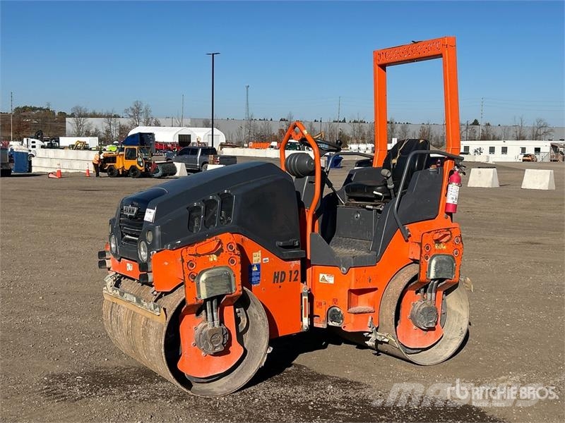 Hamm HD120VV Double Drum Roller Divvalču grunts veltņi