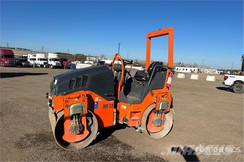 Hamm HD120VV Double Drum Roller Divvalču grunts veltņi