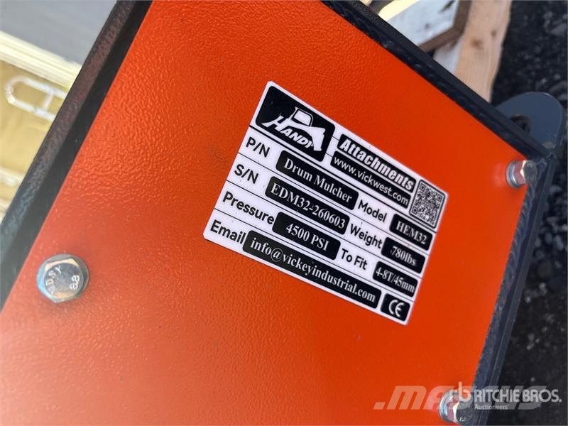 Handy HEM32 36 in Q/C Excavator Mulcher - Fits 4 - 8 ton Άλλα εξαρτήματα