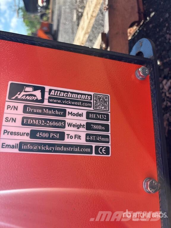 Handy HEM32 36 in Q/C Excavator Mulcher - Fits 4 - 8 ton Άλλα εξαρτήματα