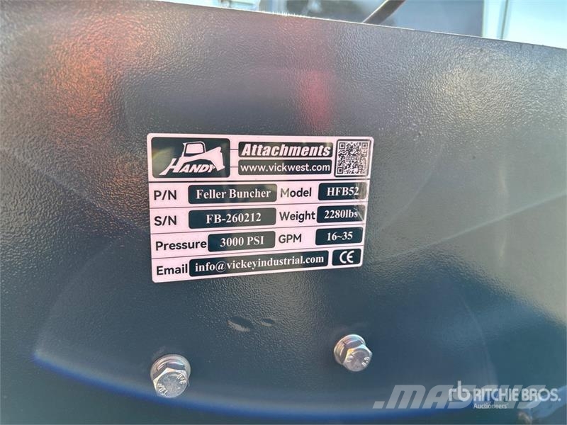 Handy HFB52 Skid Steer Feller Buncher (Unused) Otros componentes