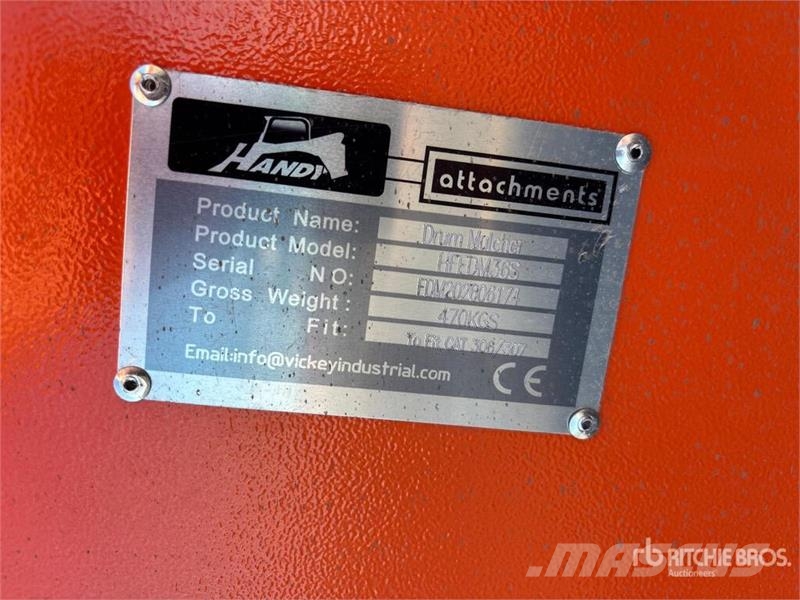 Handy HFEDM36S 36 in Q/C Excavator Mulcher (Unused) Інше обладнання
