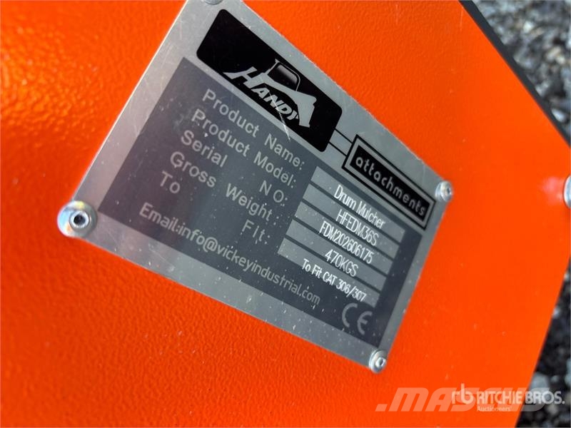 Handy HFEDM36S 36 in Q/C Excavator Mulcher (Unused) Інше обладнання