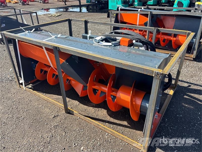 Handy HNSB72 72 in Skid Steer Snowblower (Unused) قاذفات الجليد