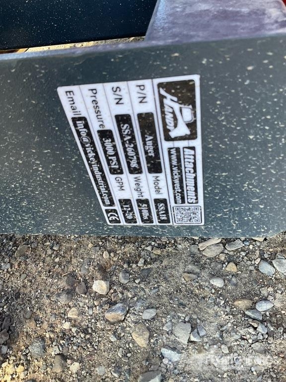 Handy SSA18 Skid Steer Auger (Unused) Perforatrici